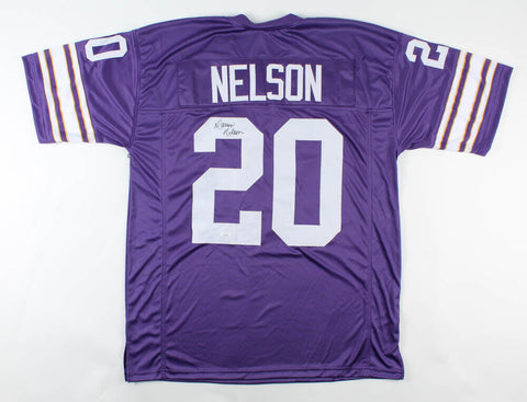 Darrin Nelson Signed Minnesota Vikings Jersey (JSA COA) Running Back / Returner