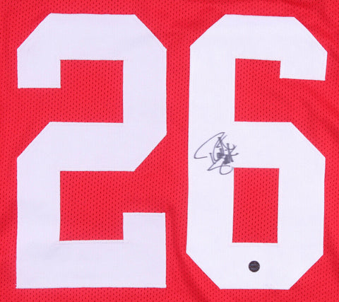 Robert Smith Signed Ohio State Buckeyes Jersey (Smith Hologram) Vikings R.B.