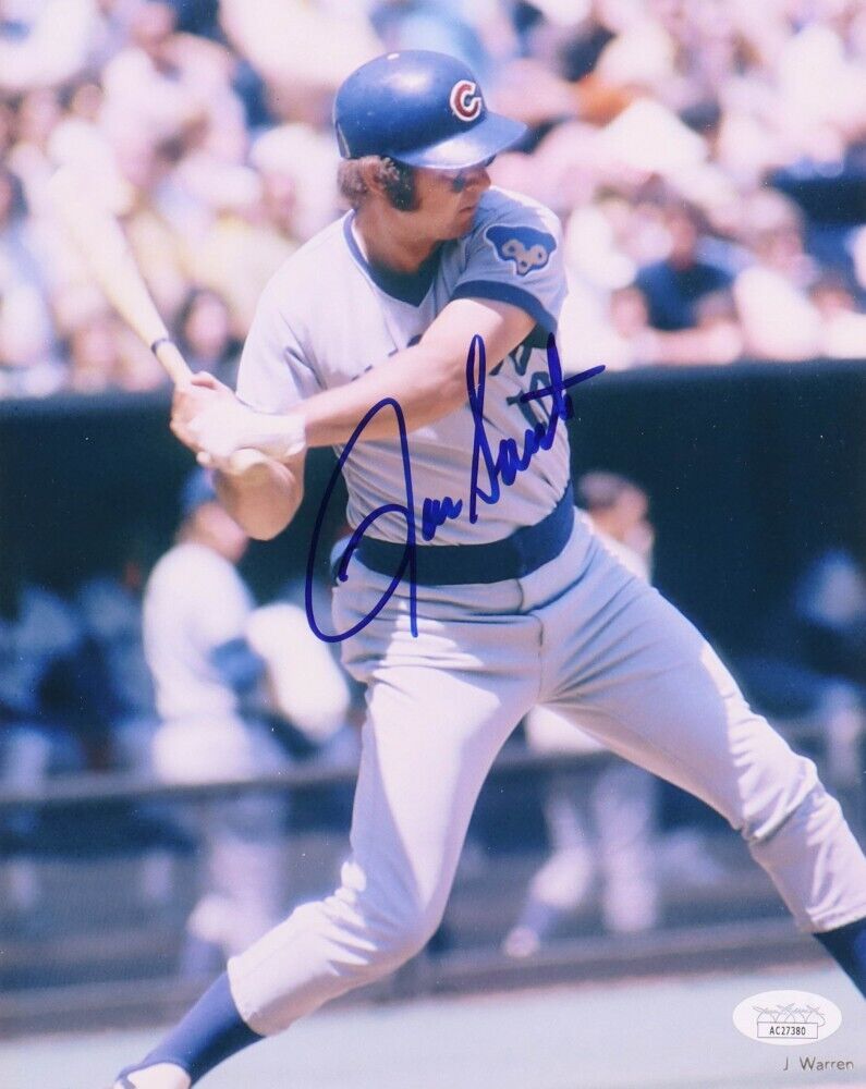 Ron Santo Signed Chicago Cubs 8x10 Photo (JSA COA) 9xAll Star 3rd