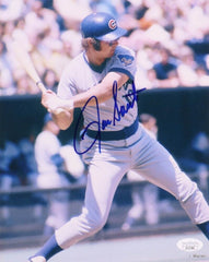 Ron Santo Signed Chicago Cubs 8x10 Photo (JSA COA) 9xAll Star 3rd Baseman / HOF