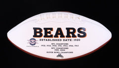 Jack Sanford Signed Chicago Bears Logo Football Monsters of the Midway /Schwartz
