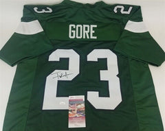 Frank Gore Signed New York Jets Green Jersey (JSA COA) 5×Pro Bowl Running Back