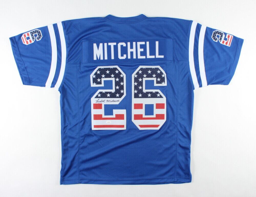 Lydell Mitchell Colts Signed Custom USA Jersey (JSA COA) Baltimore Running Back