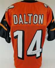 Andy Dalton Signed Cincinnati Bengals Jersey (JSA COA) 3×Pro Bowl Q.B. / TCU