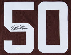 Jacob Phillips Signed Cleveland Browns Jersey (JSA COA) 2020 3rd Rd Pck LSU / LB