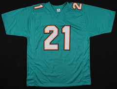 Frank Gore Signed Miami Dolphins Teal Jersey (Beckett COA) 5×Pro Bowl R.B