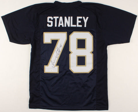 Ronnie Stanley Signed Notre Dame Fighting Irish Jersey (JSA) Ravens 1st Rnd Pck