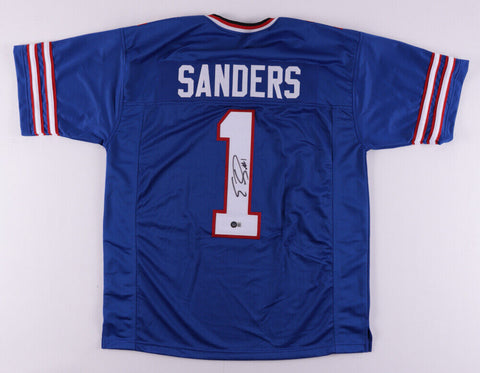 Emmanuel Sanders Signed Buffalo Bills Jersey (Beckett) 2xPro Bowl Wide Receiver