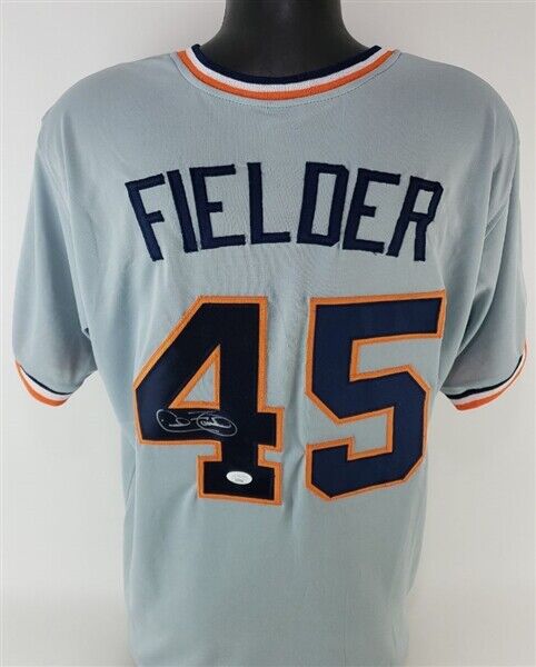 Cecil Fielder Signed Detroit Tigers Jersey (JSA COA) 3×All-Star 1990, –