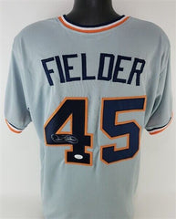 Cecil Fielder Signed Detroit Tigers Jersey (JSA COA) 3×All-Star 1990, 1991, 1993