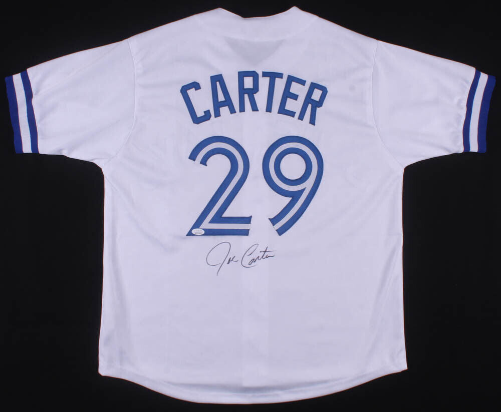 Joe Carter Signed Toronto Blue Jays Jersey (JSA COA) 1993 W.S.
