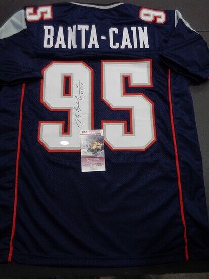 Tully Banta-Cain Signed New England Patriots Jersey (JSA COA) 2xSuper –