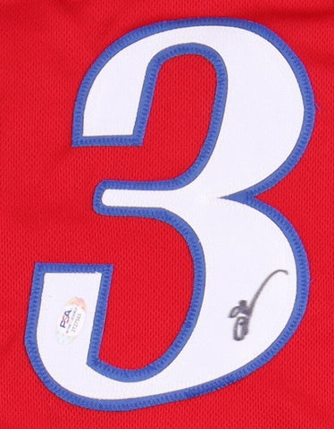 Allen Iverson Signed Philadelphia 76er Jersey / #1 Overall Pick 1996 Draft (PSA)