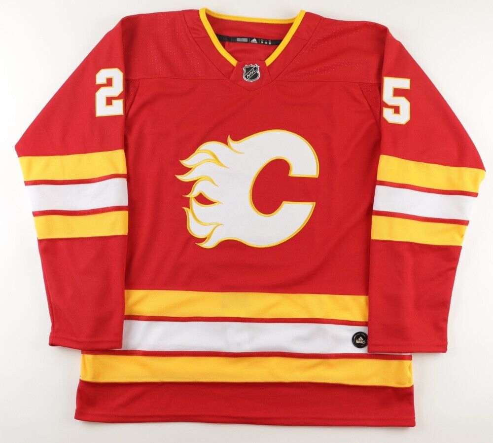 Signed flames sales jersey