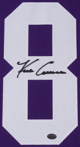 Kirk Cousins Signed Minnesota Vikings 35x43 Custom Framed Jersey (GTSM Hologram)
