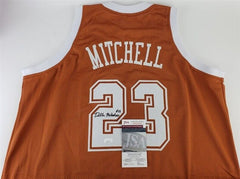 Dillon Mitchell Signed Texas Longhorns Jersey (JSA COA) Freshman Small Forward