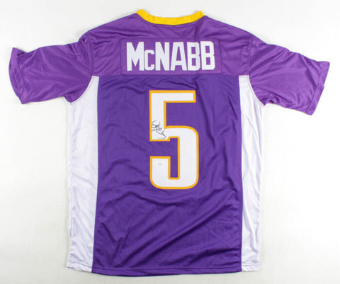 Donovan McNabb Signed Minnesota Vikings Jersey (JSA COA) 6×Pro Bowl Q.B.