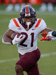 Khalil Herbert Signed Virginia Tech Hokies Jersey (Beckett COA) Chicago Bears RB