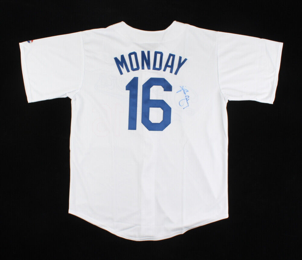 Rick Monday Signed Los Angeles Dodgers Jersey (PSA COA) 1981 World Ser –