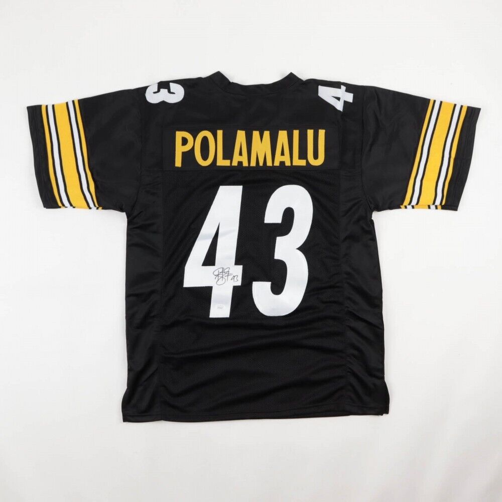 Troy Polamalu Signed Pittsburgh Steelers Jersey (JSA) 8xPro Bowl Defensive  Back