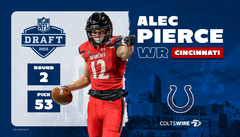 Alec Pierce Signed Cincinnati Bearcats Jersey (Beckett) Indianapolis Colts W.R.