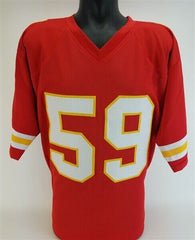 Percy Snow Signed Kansas City Chiefs Jersey (JSA COA) Dick Butkus Award (1989)