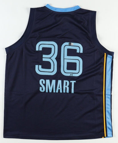 Marcus Smart Signed Memphis Grizzlies Jersey (Beckett) 2021-22 Defensive P.O.Y.