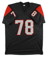 Anthony Munoz Signed Cincinatti Bengals Jersey (Beckett) 11xPro Bowl Off Tackle