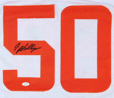 Jacob Phillips Signed Browns Jersey (JSA COA) Cleveland 2020 3rd Rnd Pk LSU / LB