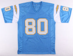 Kellen Winslow Signed Chargers Jersey Inscribed "HOF 95" (JSA COA) 5× Pro Bowler