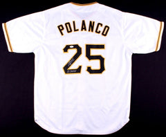Gregory Polanco Signed Pittsburgh Pirates Jersey Inscribed "El Coffee" (JSA COA)