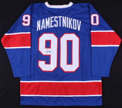 Vladislav Namestnikov Signed NY Rangers Jersey (JSA COA) Playing career 2009–now