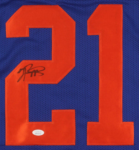 Jabrill Peppers Signed New York Giants Color Rush Jersey (JSA COA) All Pro D.B.