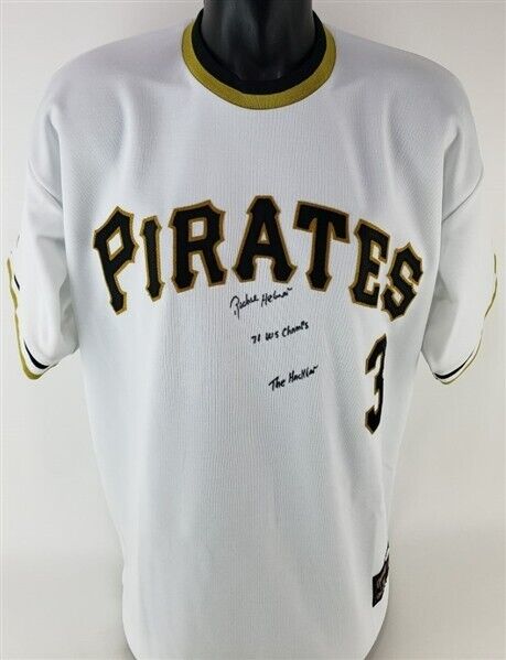 Richie Hebner Signed Pittsburgh Pirates Jersey 2xInscribed (JSA COA) S –
