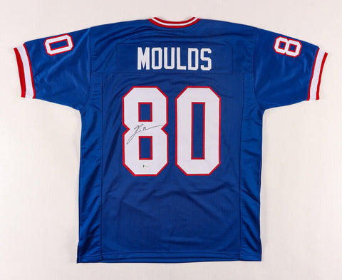 Eric Moulds Signed Bills Jersey (Beckett COA) Buffalo's All Pro W.R. (1996–2005)