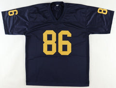 Luke Schoonmaker Signed Michigan Wolverines Jersey (Beckett) Dallas Cowboys T.E.