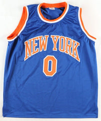 Donte DiVincenzo Signed New York Knicks Jersey (Beckett) 2021 NBA Champion