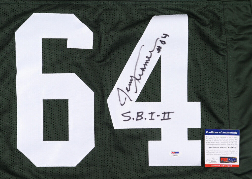 Jerry Kramer Signed Green Bay Packers Jersey Inscribed S.B. I-II