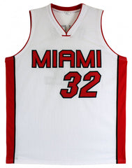 Shaquille O'Neal Signed Miami Heat  Jersey (Beckett COA) 4xNBA Champion Big Man