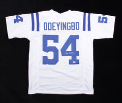 Dayo Odeyingbo Signed Indianapolis Colts Jersey (JSA COA) 2021 2nd Round Pick DE