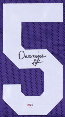 Derrius Guice Signed LSU Tigers Jersey (PSA COA) Redskins Rookie Running Back