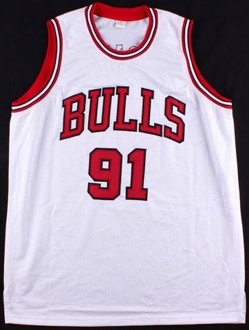 Dennis Rodman Signed Chicago Bulls Jersey / 5x NBA Champion / Tristar Hologram