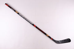 Bobby Hull Signed Franklin Chicago Blackhawks Logo Hockey Stick "The Golden Jet"