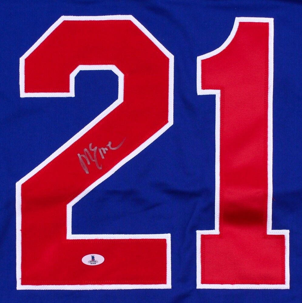 Mike Eruzione Signed Team USA "Miracle on Ice" Jersey (Beckett COA) Team Captain