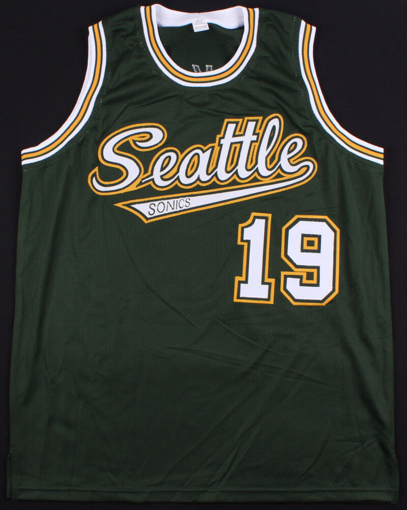 Lenny Wilkens Signed Seattle Supersonics Jersey (Beckett COA) 9x NBA All Star