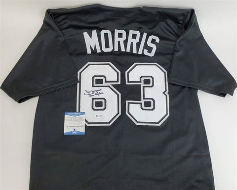 Jim Morris Signed Tampa Bay Devil Rays Jersey (Beckett COA)