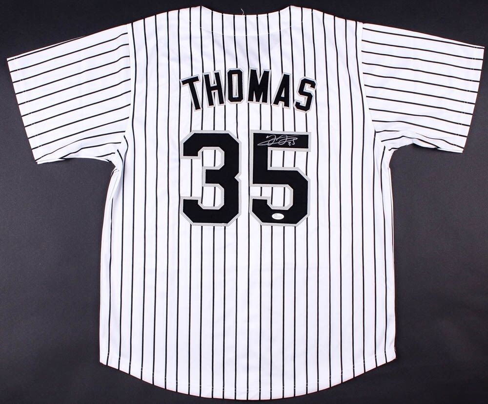 Frank Thomas Signed White Sox Jersey (JSA COA) "The Big Hurt" 500 HR Club Member