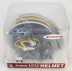 Aldon Smith Signed Missouri Tigers Mini Helmet (Beckett COA) 49ers Pro Bowl L.B.