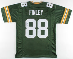 Jermichael Finley Signed Green Bay Packer Jersey (Beckett COA) Super Bowl XLV WR