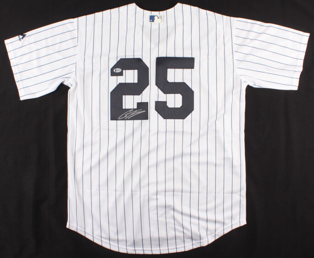 Gleyber Torres Signed New York Yankees Majestic MLB Style Jersey